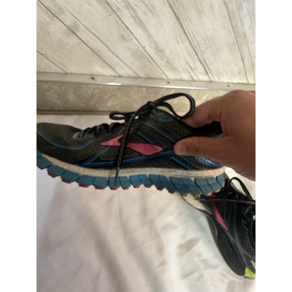 Brooks Adrenaline GTS 16 Women's Sz 8.5 B Medium Running Shoes Black Purple - Picture 6 of 10